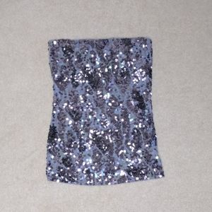SOLD! Express Sequined Tube Top